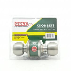 COLT LITE ลูกบิดห้องทั่วไป จานเล็ก สเตนเลส-201 รุ่น 3027 SS